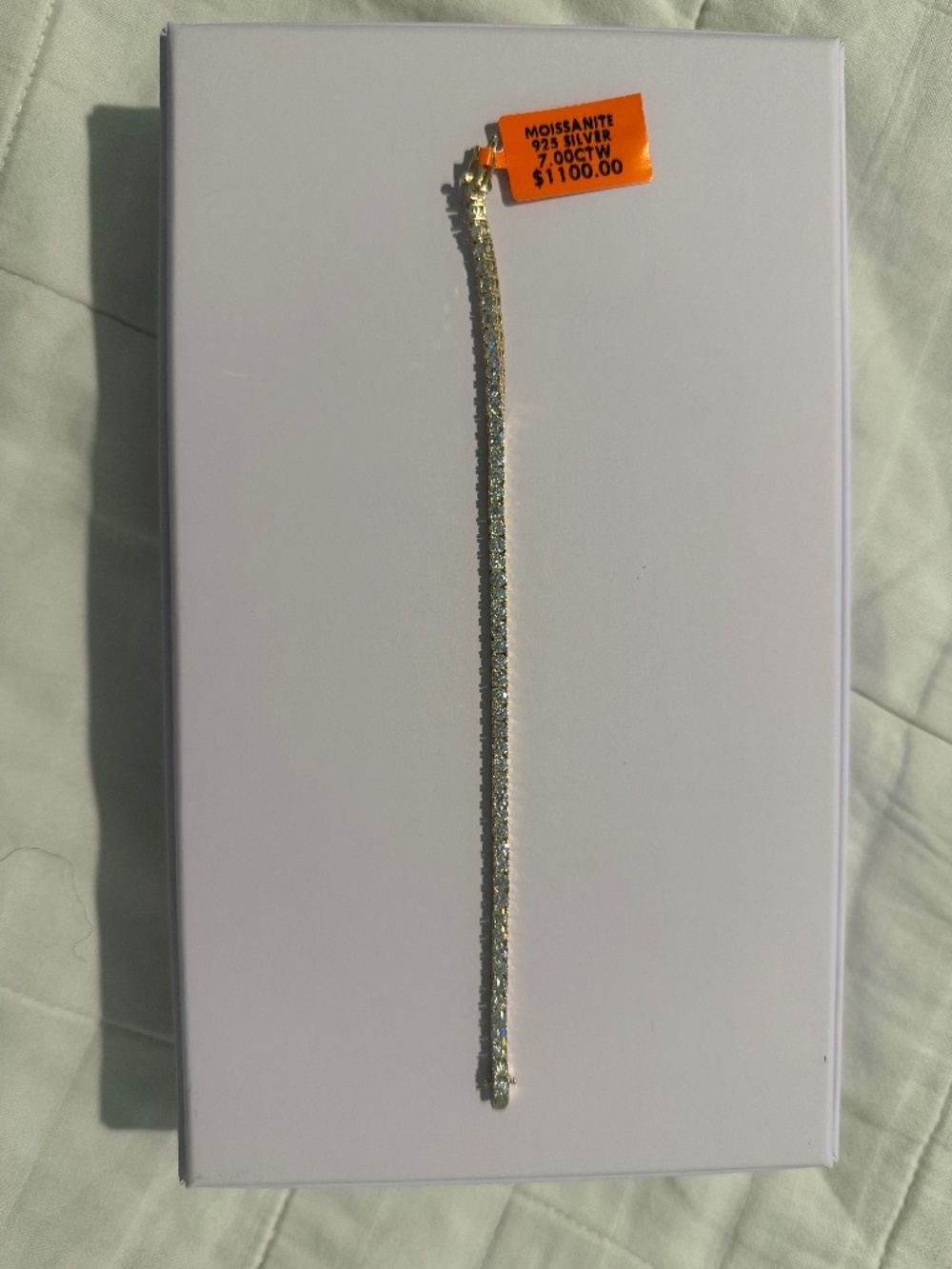 Tennis Bracelet | Gold Plated - 925 Silver 3MM - 7 inch w/ Moissanite